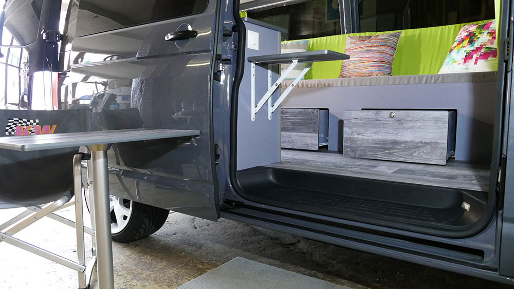 Van VW T6 L2H1 aménagé avec ensemble Bora-Bora